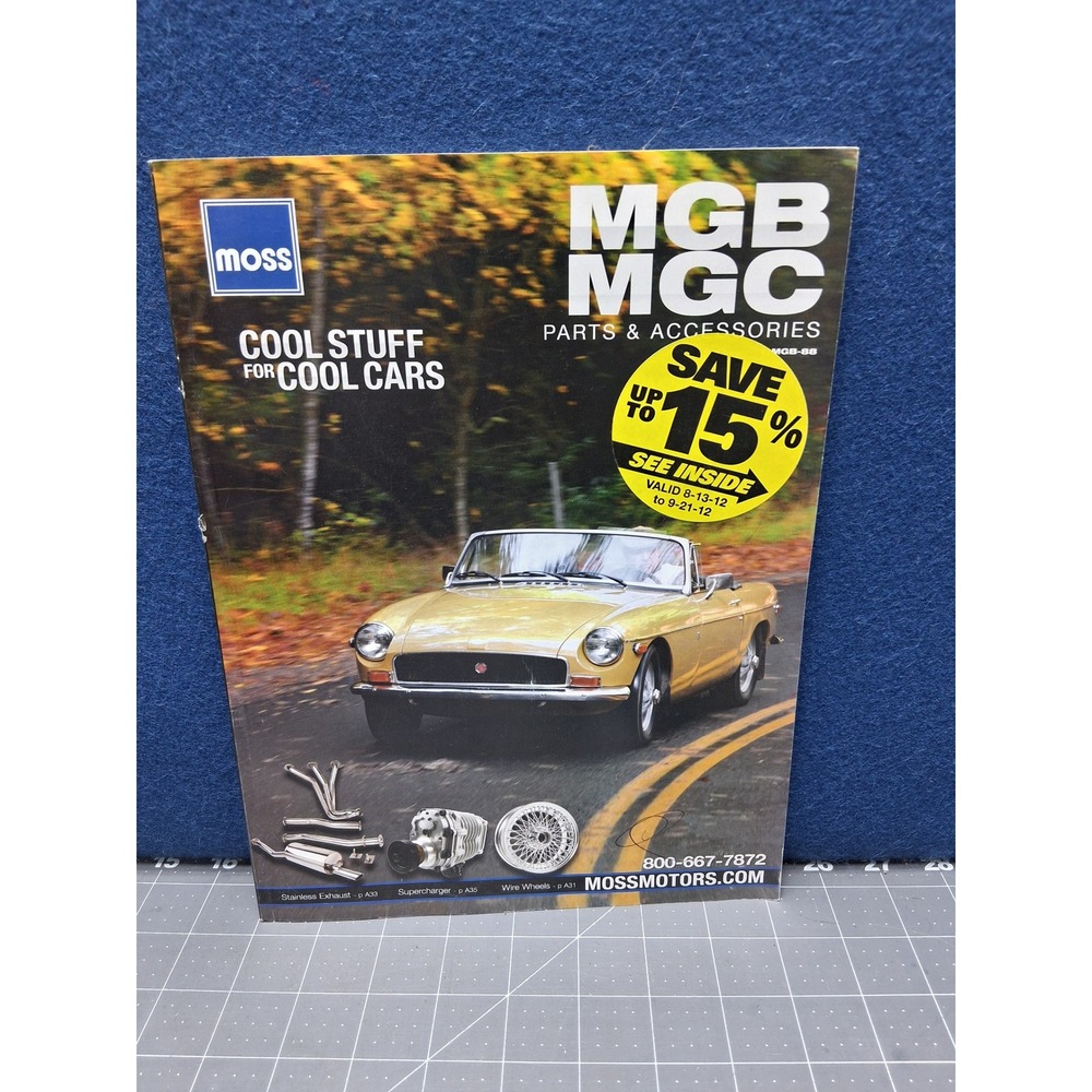 Moss Motors Catalog MGB MGC Parts Fall Winter 2012 Automotive Reference